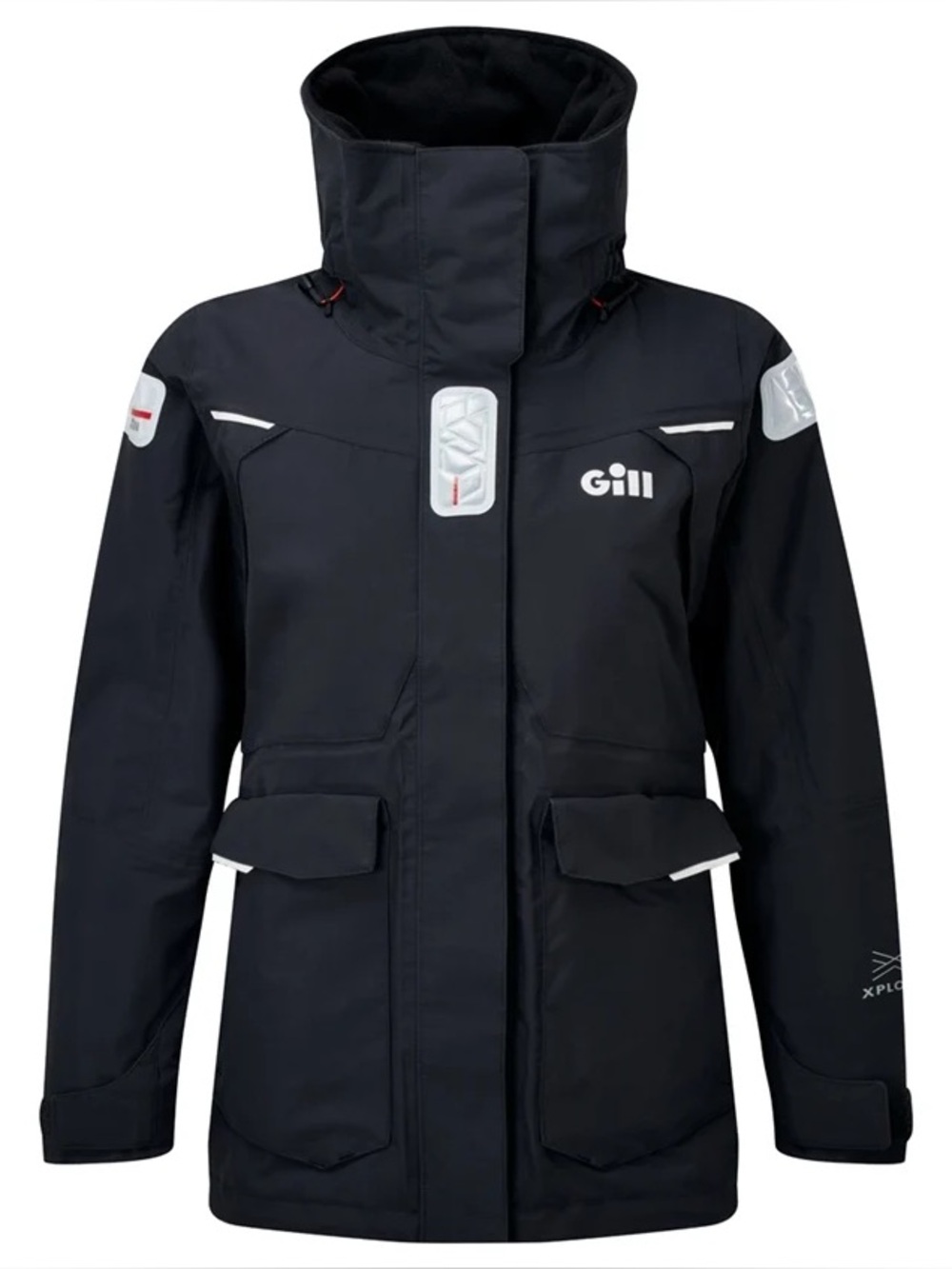 Gill OS2 Offshore Jacket Women's Graphite Gray NWT $375 MSRP Sailing Rain Coat 8